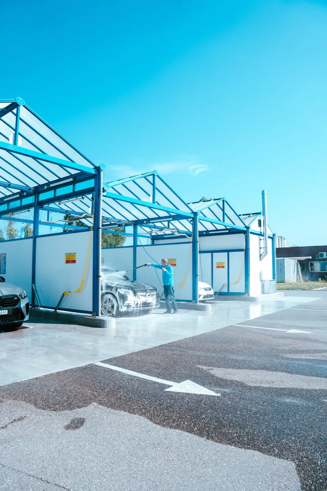 Station de lavage Hydrowash en libre-service
